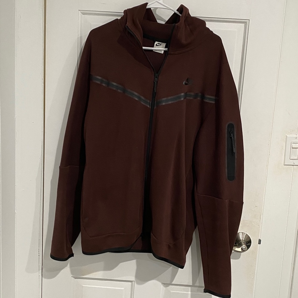 Nike Brown Jacket with Black Accents